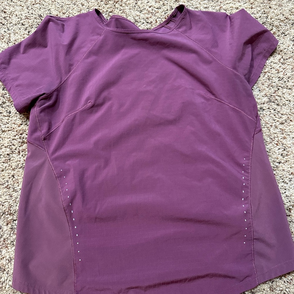 lululemon athletica Purple Short Sleeve Tee